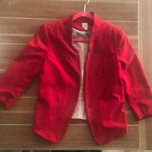 LC Lauren Conrad Red Blazer Sz 6